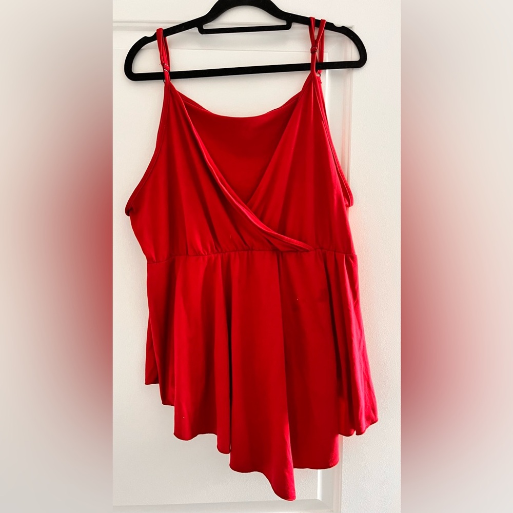Red Spaghetti Strap top